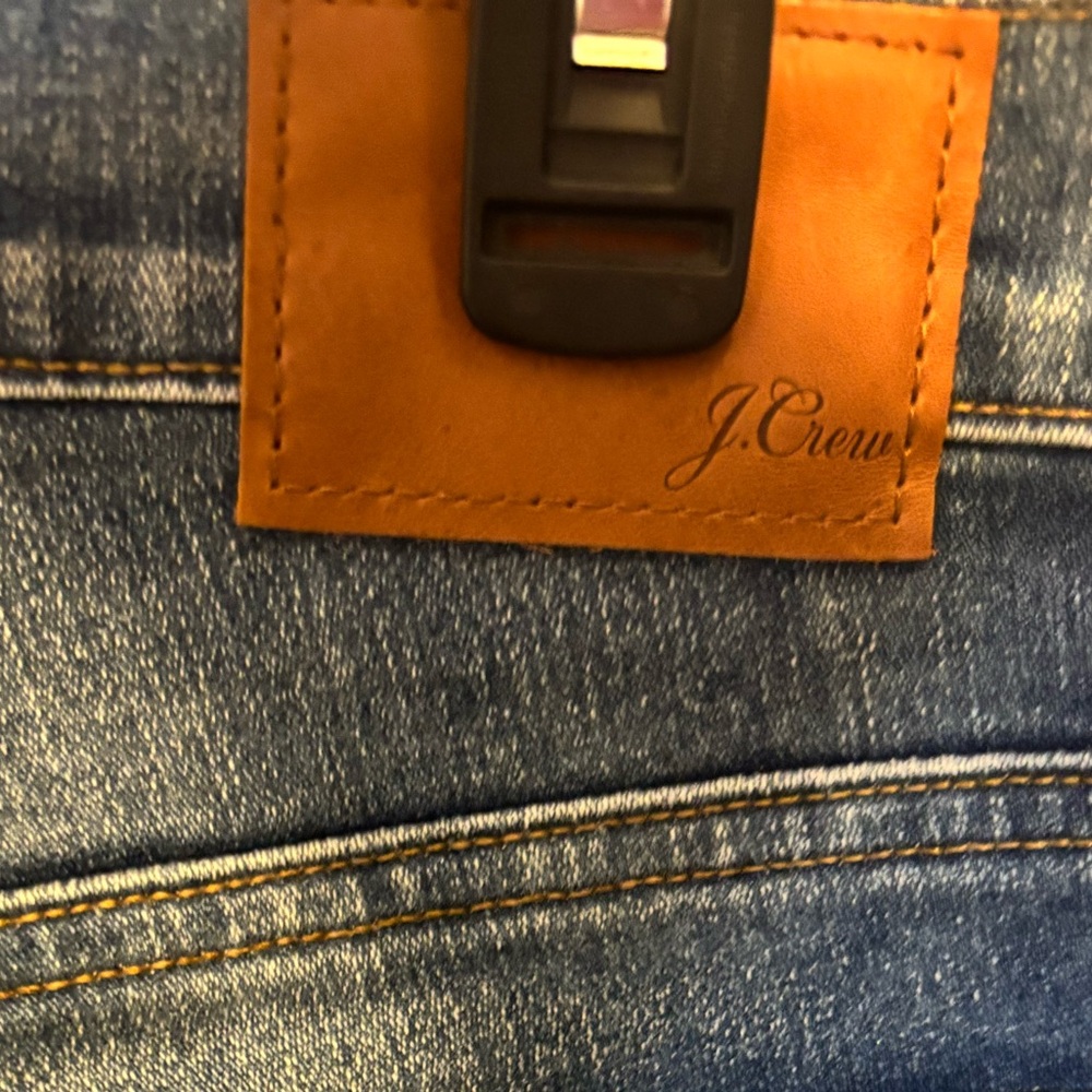 J. Crew Classic Blue Cropped Jeans - Picture 7 of 9